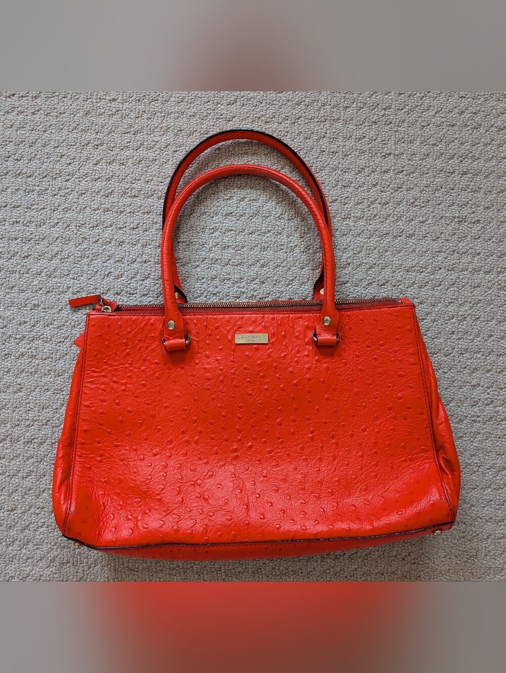 Orange-Red Kate Spade Shoulder Bag